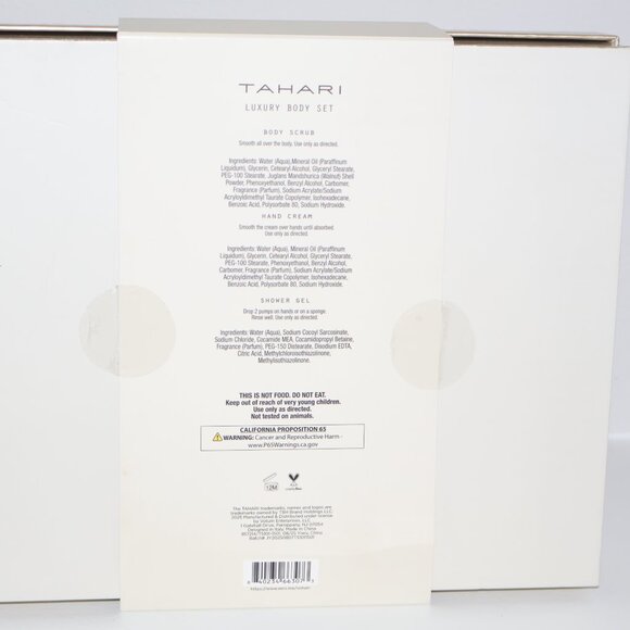 Tahari Luxury Body Set – Vanilla Jasmine – New in Box - Picture 3 of 5